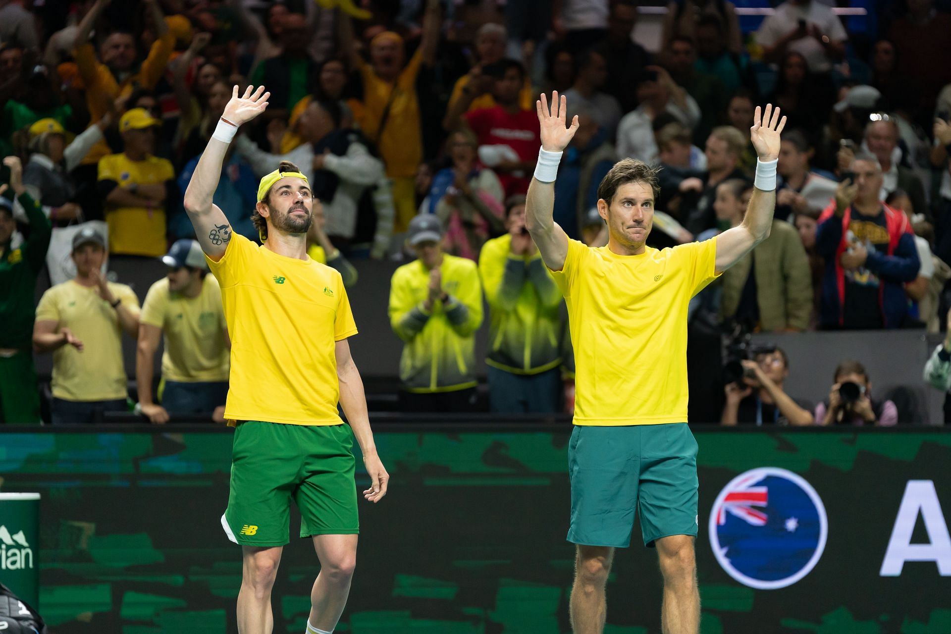 In Picture: Jordan Thompson (L) and Matthew Ebden (R) (Getty)